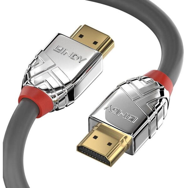 Cablu Lindy LY-37873, High Speed HDMI, Crom
