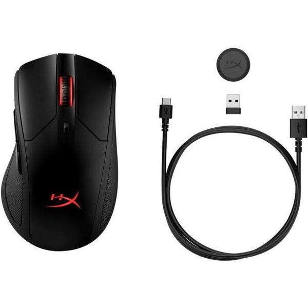 Mouse HP HyperX Pulsefire Dart Gaming, Wireless, Negru