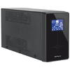 UPS Serioux Line Interactive 2000LI, ecran LCD, capacitate 2000VA/1200W, 4 prize Schuko , baterie 12 V / 9.0 Ah × 2, timp mediu de functionare pe baterii 5 min - 50% sarcina, management USB/RJ45, software inclus