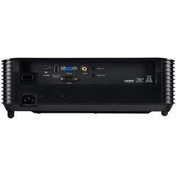 Videoproiector Acer P1257i, DLP 3D ready, 4500 lumeni/ 3600 lumeni Eco, XGA 1024* 768, up to WUXGA 1920* 1200, 4:3/ 16:9, 20.000:1, zoom 1.3x, dimensiune maxima imagine 300", distanta maxima de proiectie 9.2 m, boxa 10W, lampa 5.000 ore/ 15.000 ore Extrem