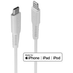 Cablu Lindy LY-31318, Type C to Lightning, 3m, alb