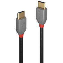 Cablu Lindy LY-36873, USB 2.0 Type C to C Cable, 3, Anthra Line
