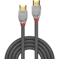 Cablu Lindy LY-37874, High Speed HDMI, 5m, Cromo Line