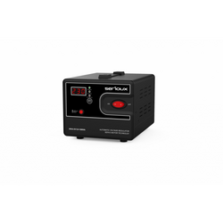 Stabilizator de tensiune Serioux Servo 124-1000VA, putere 1000VA/600W, tip servo motor, transformator toroidal+ Servo motor, interval tensiune intrare 150V ~ 260V, interval frecvența intrare 45Hz ~ 65Hz, tensiune de ieșire 230V, precizie de ieșire ±3%, pr