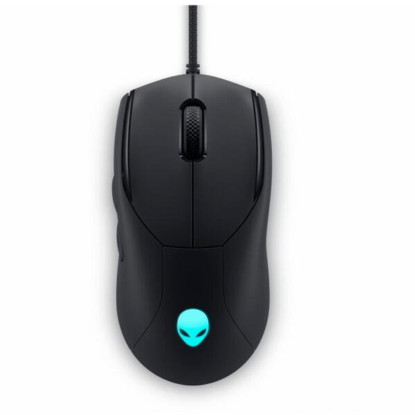 DELL Mouse Alienware Gaming Mouse AW320M, cu fir, negru