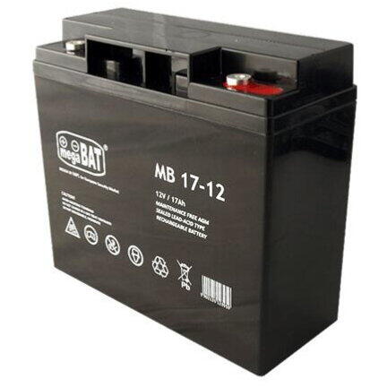 OTHER Acumulator VRLA AGM fara intretinere Megabat MB17-12; Capacitate:17Ah; Voltaj: 12V; Terminal: M5; dimensiuni: 181 × 76 × 167mm; greutate: 4.9kg