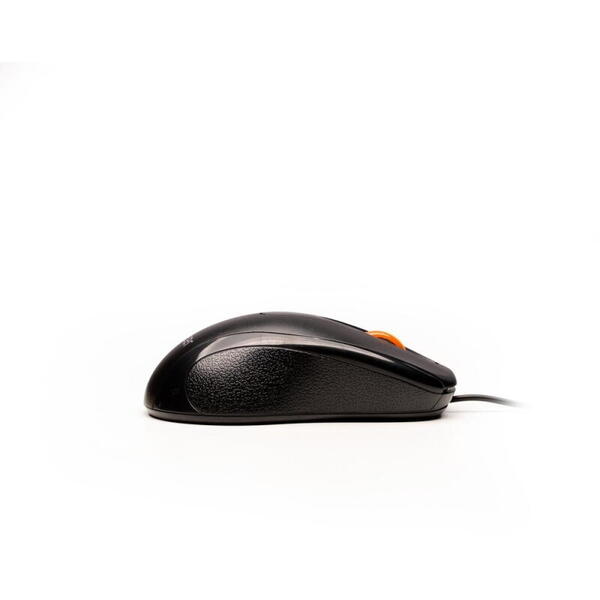 MOUSE Spacer, PC sau NB, cu fir, USB, optic, 1000 dpi, butoane/scroll 3/1, negru, SPMO-F01