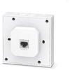 TP-Link Wireless Access Point EAP650-WALL, AX3000 Wireless Dual Band Indoor, 1× 10/100/1000 Mbps Ethernet Port, 1× 10/100/1000 Mbps Ethernet Port, Alimentator: 802.3af/at PoE, 2X antene interne, 5 GHz: Up to 2402 Mbps, 2.4 GHz: Up to 574 Mbps.