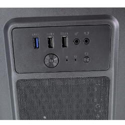 Carcasa Spacer Office, ATX, MidTower, fara sursa, USB 2.0 x 2, USB 3.0 x 1, PSU shroud, black „SPCS-OC-TOP”