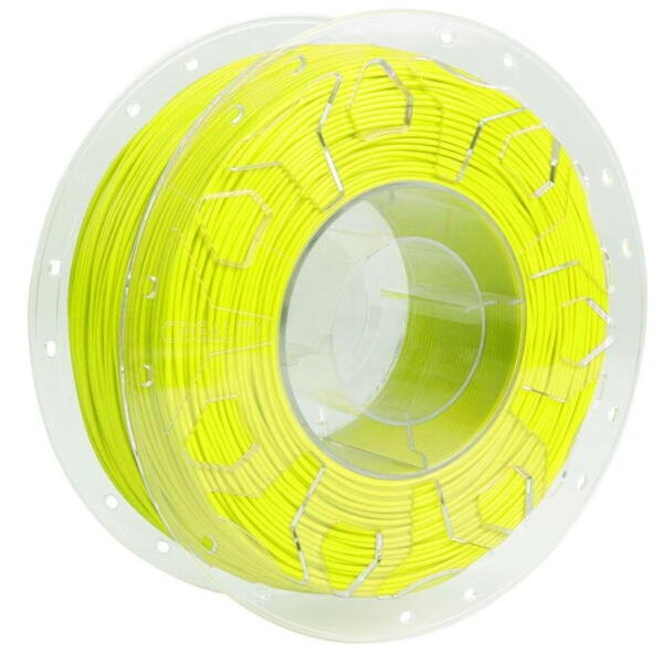 CREALITY CR PLA 3D Printer Filament, fluorescent yellow, Printing temperature: 190-220, Filament diameter: 1.75mm, Tensile strength: 60MPa, Size of filament wheel: Diameter 200mm, height 66mm, hole diameter 56mm. Utilizare: pana la 6 luni de la deschidere
