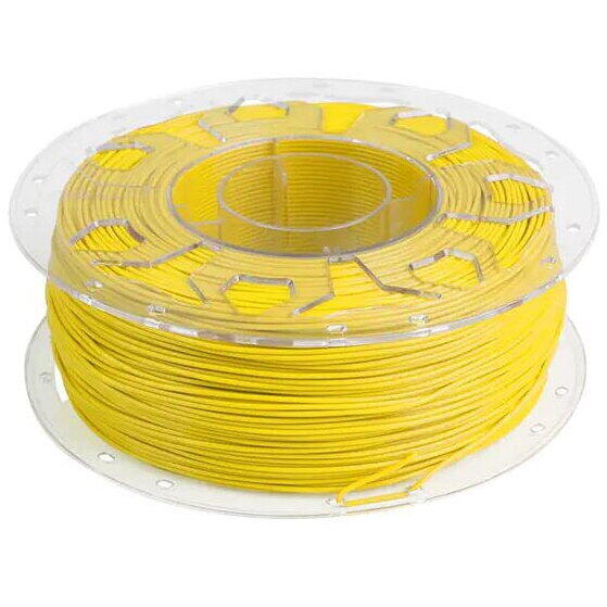 CREALITY CR PLA 3D Printer Filament, yellow, Printing temperature: 190-220, Filament diameter: 1.75mm, Tensile strength: 60MPa, Size of filament wheel: Diameter 200mm, height 66mm, hole diameter 56mm. Utilizare: pana la 6 luni de la deschiderea ambalajulu