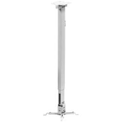 Suport de tavan telescopic Sopar Tapa White 23060, 70-120 cm,  pana la 12 kg, grad de inclinare de +/- 20° | +/- 10°, rotatie +/- 10°, din otel, alb