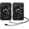 BOXE GENIUS 2.0, RMS: 3W (2 x 1.5W), USB power, black, „SP-U125" „31730042400"