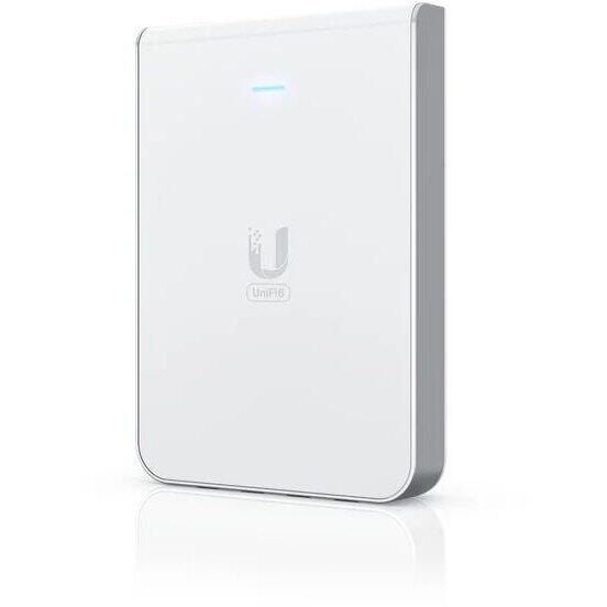 UBIQUITI Unifi6 In Wall Access Point, U6-in, Dual-Band WIFI6, 2.4 GHz 573.5 Mbp, antena 5dbi, 5 GHz 4.8 Gbps, antenna 5.9dbi, standard wireless: 802.11a/b/g WiFi 4/WiFi 5/WiFi 6, 300+ clienti, interfa management- Bluetooth,POE, dimensiuni: 139.66 x 96 x 3