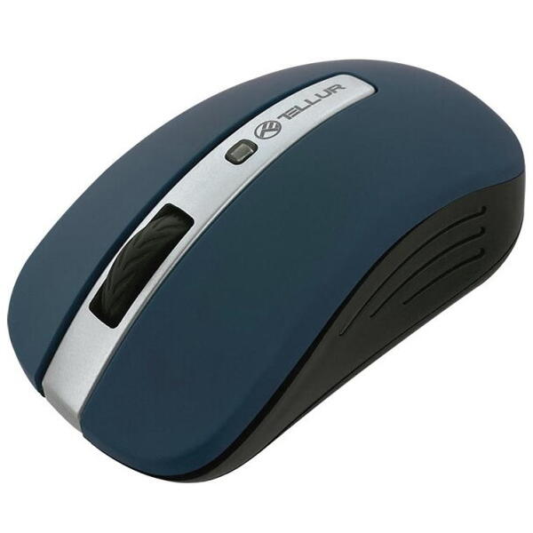 Mouse wireless Tellur Basic, LED, Albastru inchis