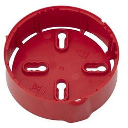 HW Baza pentru detectoarele Morley-IAS B501RF-RR; Culoare: rosu , dimensiuni: inaltime 32mm, diametru 107mm, greutate: 48g.