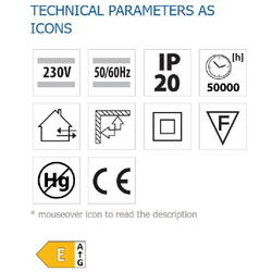 Spot LED incastrat cu senzor de miscare Vivalux DION, 11W, 1200 lm, lumina neutra (4000K), IP20, Ø140x66mm, Alb