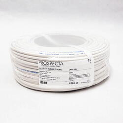 Cablu alarma 6 x 0.22 premium, cupru 100%, cod: I038IT, Li-Y(ST)Y, made in Italy, utilizare pentru sisteme de alarma, manta exterioara PVC alb, ecranare: folie de aluminiu laminata, raza de curbura 10x diametru, Peak Operating Voltage 250, Voltage Rating