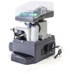 Kit automatizare poarta culisanta Motorline BRAVO500, 500 Kg, 7 m; Putere: 280 W; Alimentare: 230 Vac 50 Hz; Rotatii motor: 47 RPM; Greutate maxima suportata: 500 Kg; Distanta actionare: 25 m; Viteza: 0.16 m/s; Protectie termica: 120°C; Grad de protectie: