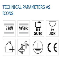 Spot incastrat reglabil Vivalux BLACK LUX, GU10, max. 35W, IP20, Ø78mm, Negru, bec neinclus