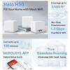 Mercusys AC1200 Whole Home Wi-Fi system HALO H30(3-PACK), Standarde Wireless: IEEE 802.11 a/n/ac 5 GHz, IEEE 802.11 b/g/n 2.4 GHz, viteza wireless: 867 Mbps on 5 GHz, 300 Mbps on 2.4 GHz, Dual-Band: 2.4Ghz, 5Ghz, Securitate wireless: WPA-PSK/WPA2-PSK, mod
