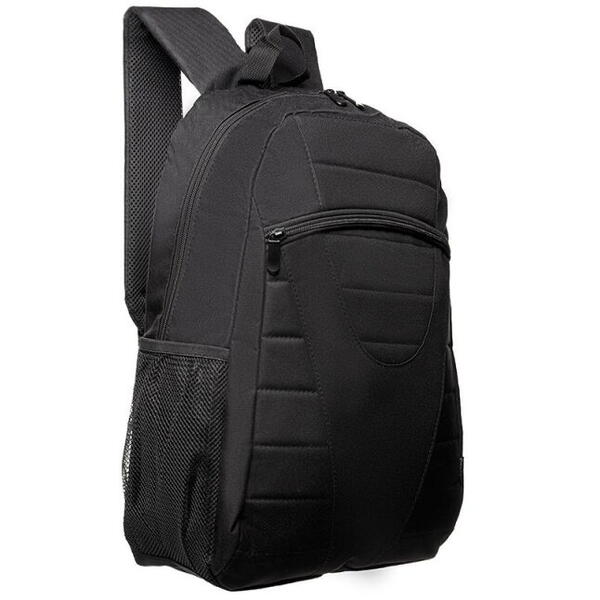 RUCSAC LAPTOP SPACER SPB18906 15.6", 1x compartiment, buzunar frontal, 2x buzunar lateral, waterproof, nylon, negru