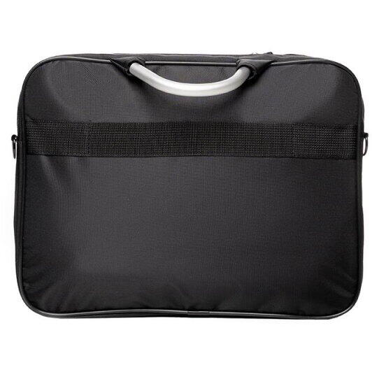 GEANTA LAPTOP SPACER SPSB-AXEL-BK 15.6", 1x compartiment buzunar frontal, manere aluminiu, waterproof, nylon, negru