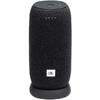 Boxa portabila smart Jbl Link Portable, Sunet 360 grade, Wi-Fi, Bluetooth, Wireless streaming, Asistent Google, Negru