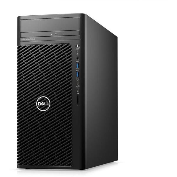 Precision Workstation Dell 3660 Tower CTO BASE, Intel i7-13700K, 32GB, 1TB SSD + 2TB HDD, Nvidia RTX A2000, W10P