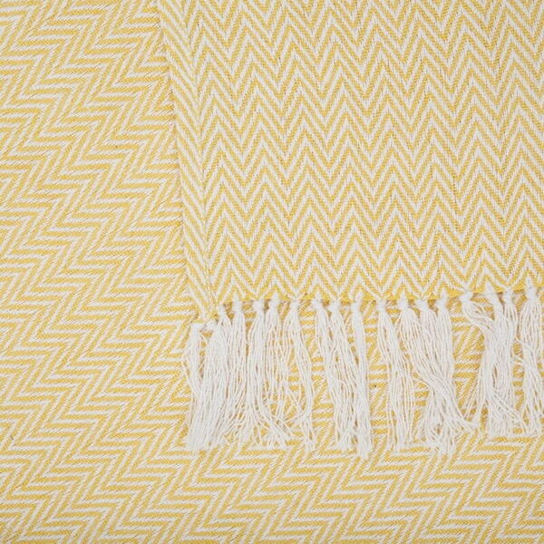 HEINNER CUVERTURA PLED 160X200 CM ZIG YELLOW
