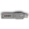 Lindy USB Type A Port Blocker Key, alb