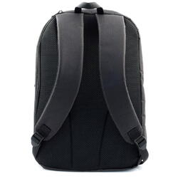 Rucsac laptop Targus Intellect, pentru laptopuri de 15.6", capacitate 16 litri, material poliester, dimensiuni: 30.5 x 11 x 42.5 cm, greutate 0.47 kg, negru/gri