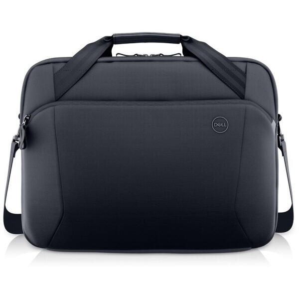 Dell EcoLoop Pro Slim Briefcase 15, Color: Black, Laptop Compatibility: Fits most laptops with screen sizes up to 15.6" (Excluding Dell G Series Gaming, Alienware and Dell Rugged Laptop Series, max laptop dimension: 360 x 255 x 25 mm), Features:  Made wit