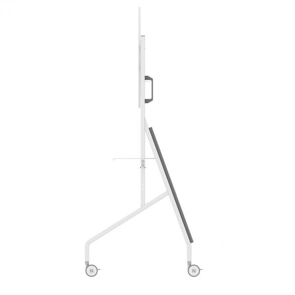 Stand mobil de podea Neomounts by Newstar, 55"-86" 76kg VESA 100x100 - 900x600 alb