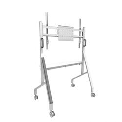 Stand mobil de podea Neomounts by Newstar, 55"-86" 76kg VESA 100x100 - 900x600 alb
