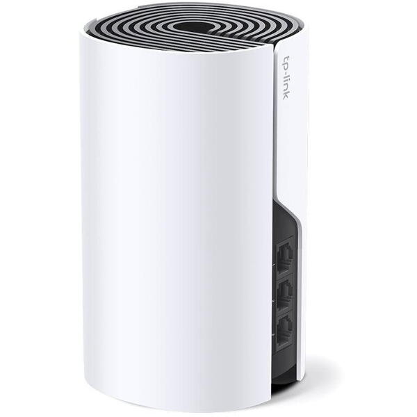 TP-Link Sistem Mesh Wi-Fi pentru întreaga casă AC1900, DECO S7(1- PACK);WI-FI 5, Standarde wireless: IEEE 802.11ac/n/a 5 GHz, IEEE 802.11n/b/g 2.4 GHz, viteza wireless: 5 GHz: 1300 Mbps, 2.4 GHz: 600 Mbps, 3 x antene interne, MU-MIMO, Mod Router, Mod Acce