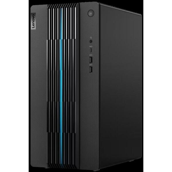 Desktop Lenovo IdeaCentre Gaming 5 17ACN7 , AMD Ryzen 5 5600G (6C / 12T, 3.9 / 4.4GHz, 3MB L2 / 16MB L3), video NVIDIA GeForce RTX 3060 12GB GDDR6, RAM 2x 8GB UDIMM DDR4-3200, Two DDR4 UDIMM slots, dual-channel capable, Up to 64GB DDR4-3200, SSD 1TB SSD M