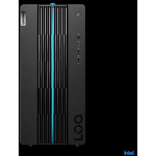 Desktop Gaming Lenovo LOQ 17IRB8 , Intel® Core™ i7-13700, 16C (8P + 8E) / 24T, Max Turbo up to 5.2GHz, P-core 2.1 / 5.1GHz, E-core 1.5 / 4.1GHz, 30MB, video NVIDIA® GeForce RTX™ 3060 Ti 8GB GDDR6, RAM 2x 8GB UDIMM DDR4-3200, Two DDR4 UDIMM slots, dual-cha