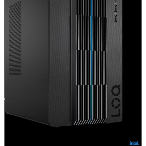 Desktop Gaming Lenovo LOQ 17IRB8 , Intel® Core™ i7-13700, 16C (8P + 8E) / 24T, Max Turbo up to 5.2GHz, P-core 2.1 / 5.1GHz, E-core 1.5 / 4.1GHz, 30MB, video NVIDIA® GeForce RTX™ 3060 Ti 8GB GDDR6, RAM 2x 8GB UDIMM DDR4-3200, Two DDR4 UDIMM slots, dual-cha