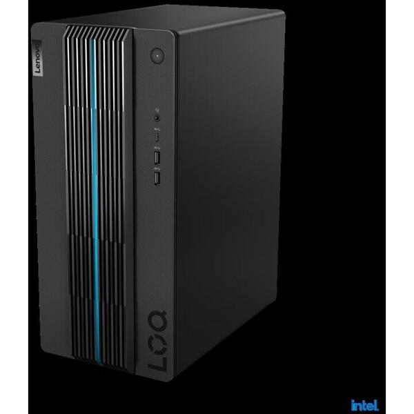 Desktop Gaming Lenovo LOQ 17IRB8 , Intel® Core™ i7-13700, 16C (8P + 8E) / 24T, Max Turbo up to 5.2GHz, P-core 2.1 / 5.1GHz, E-core 1.5 / 4.1GHz, 30MB, video NVIDIA® GeForce RTX™ 3060 Ti 8GB GDDR6, RAM 2x 8GB UDIMM DDR4-3200, Two DDR4 UDIMM slots, dual-cha
