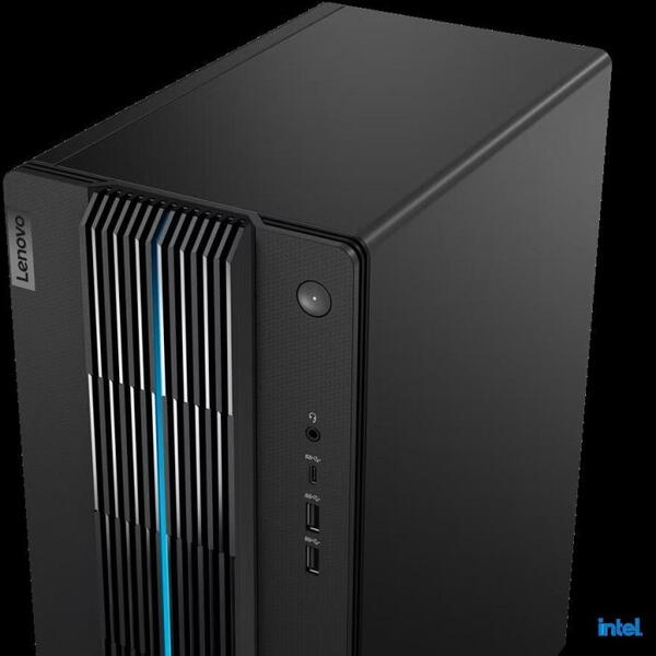 Desktop Gaming Lenovo LOQ 17IRB8 , Intel® Core™ i7-13700, 16C (8P + 8E) / 24T, Max Turbo up to 5.2GHz, P-core 2.1 / 5.1GHz, E-core 1.5 / 4.1GHz, 30MB, video NVIDIA® GeForce RTX™ 3060 Ti 8GB GDDR6, RAM 2x 8GB UDIMM DDR4-3200, Two DDR4 UDIMM slots, dual-cha