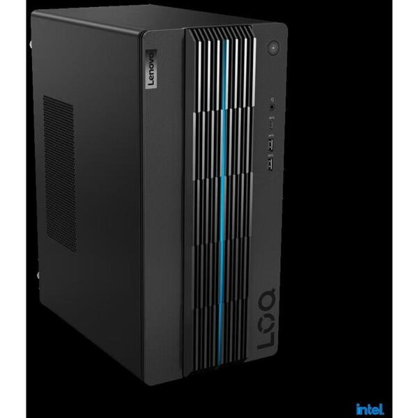Desktop Gaming Lenovo LOQ 17IRB8 , Intel® Core™ i7-13700, 16C (8P + 8E) / 24T, Max Turbo up to 5.2GHz, P-core 2.1 / 5.1GHz, E-core 1.5 / 4.1GHz, 30MB, video NVIDIA® GeForce RTX™ 3060 Ti 8GB GDDR6, RAM 2x 8GB UDIMM DDR4-3200, Two DDR4 UDIMM slots, dual-cha