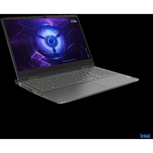 Notebook Laptop Lenovo Gaming LOQ 15IRH8, 15.6" FHD (1920x1080) IPS 350nits Anti-glare, 45% NTSC, 144Hz, G-SYNC®, Intel® Core™ i7-13620H, 10C (6P + 4E) / 16T, P-core 2.4 / 4.9GHz, E-core 1.8 / 3.6GHz, 24MB, video NVIDIA® GeForce RTX™ 4050 6GB GDDR6, Boost Clock 23