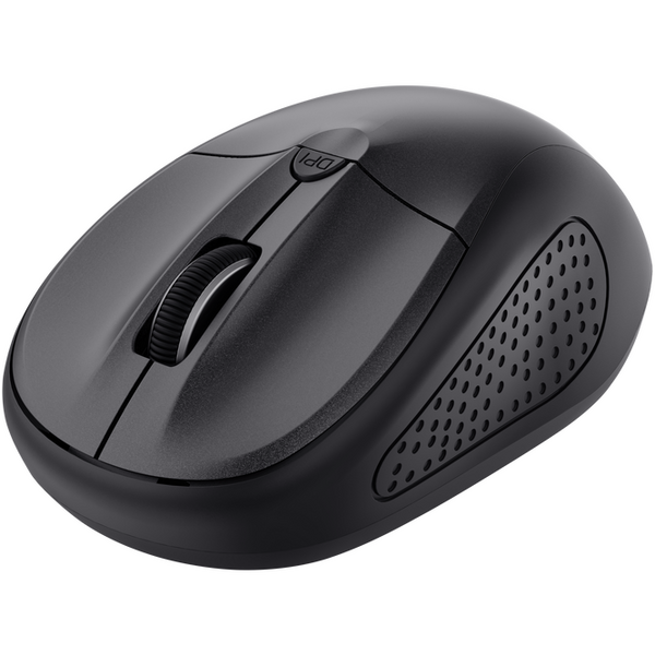 Mouse Trust cu Bluetooth, ambidextru, 3 butoane (neprogramabile), DPI ajustabil (max. 1600), functioneaza cu 2 baterii AAA (incluse in pachet), negru