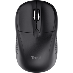 Mouse Trust cu Bluetooth, ambidextru, 3 butoane (neprogramabile), DPI ajustabil (max. 1600), functioneaza cu 2 baterii AAA (incluse in pachet), negru