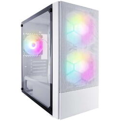 "Case X4-M(M-ATX)  WHITE, FRONT PANEL:METAL MESH COVER LEFT SIDE PANEL:TEMPERED GLASS" Front: 2*14cm RGB fan, F1-PLUS-W 14cm fan 4PIN(Molex) Rear: 1*12cm RGB fan,F1-W 12cm fan 4PIN(Molex)
