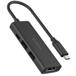 DOCKING Station A4tech universal, 4-in-1, 0.15 m, gri