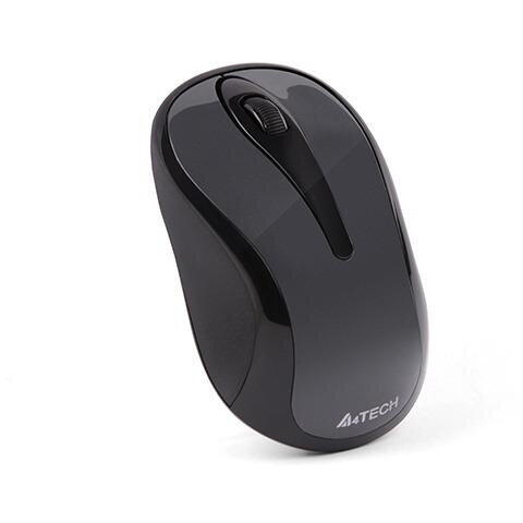 Mouse A4tech, wireless, 1000 dpi, butoane/scroll 3/1, gri
