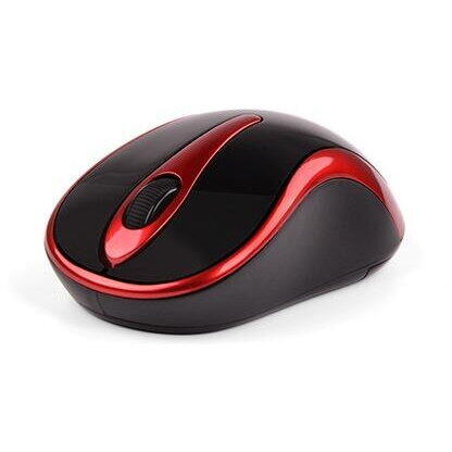 Mouse A4tech, wireless, 1000 dpi, butoane/scroll 3/1, negru/rosu