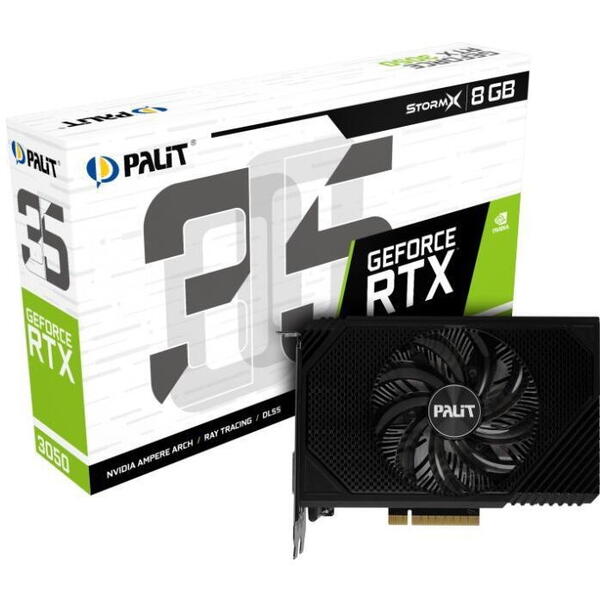 GeForce RTX™ 3050 StormX GDDR6 128 bit PCI-E 4.0 HDMI 2.1 DP1.4a x 1 https://www.palit.com/palit/vgapro.php?id=4488 &lang=en&pn=NE63050018P1-1070F&tab=sp